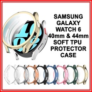SAMSUNG WATCH 6 SOFT TPU COVER 40MM 44MM CASE SAMSUNG GALAXY WATCH 6 44MM Watch6 FULL COVERAGE PROTE