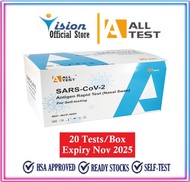 (Nov 2025 Expiry) Alltest Covid Test Kit 20 tests/box, Covid 19 Test Kit, Antigen Test Kit, ART Kit Self Test Kit, Alltest Covid Home Test