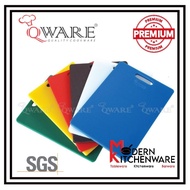 【ModernKitchenware】QWare HDPE Rectangle Cutting Board Chopping Board with Handle Chopping Board