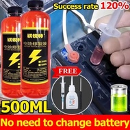 Car battery water.Battery acid water Battery repair liquid battery acid water Serbuk bateri kereta A