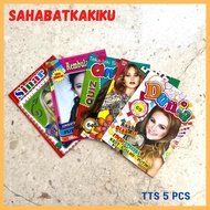 5-Piece Package of TTS Books, Quiz & Numbers, Crossword Puzzles Medium Sudokuotak