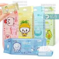 8-in-1 Mini Travel Tissue / Mini Tissue Economy Package / Travel Size Wet Tissue