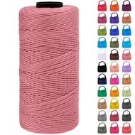 1.5mm 200m Colored Polypropylene Yarn Cord Crochet Yarn Art Cord Yarn Knitting Cord Crafts Dty For C