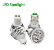 3W 4W 5W GU10 E27 E14 MR16 LED Spotlight หลอดไฟ Aluminunum โคมไฟระย้าเปลี่ยน30W 40W 50W หลอดไฟฮาโลเจ