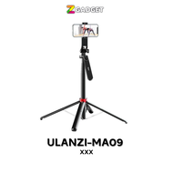 Ulanzi MA09 Bluetooth Remote Control Selfie Stick ขาตั้งกล้องไม้เซลฟี่แบบ 4ขา มีรีโมท ที่จับมือถือ ส