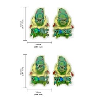 Original Big 3G Flat Holographic Smellproof Resealable Zipper bag Candy Powder Storage Bag Closed Pa