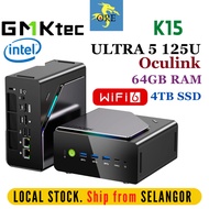 GMKtec K15 Intel ULTRA 5 125U Windows Mini PC 64GB RAM 4TB SSD Gaming PC Gaming Computer Desktop CPU