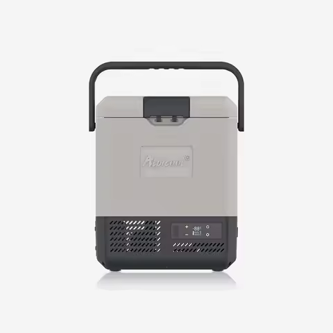 DC12/24V AC100-240V 8L 45W RECHARGEABLE Camping foods portable mini 12v car fridge freezer battery f