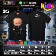 Tshirt Kanak Kanak Baby Boss Premium Kualiti