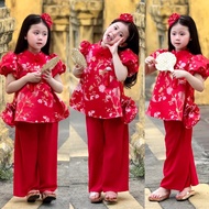[AUTHORIZED TYPE 1] Brocade Shirt + SILK PANTS SET WITH FREE BOX & SUPER LUXURY BAG FOR KIDS TO WEAR