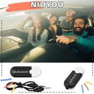 NIUYOU Stereo Bluetooth Receiver, USB 3.5mm Wireless Music Adapter, Networking For Android/IOS Bluetooth 4.0+EDR 2 in 1 Music Receiver Adapter Listening Music