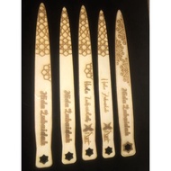 Telunjuk Mengaji Al-Quran Kayu (Customized) Laser Cut Kemas dan Design yang CANTIK / Telunjuk Quran 