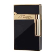 S.T. Dupont French Dupont Lighter Classic Chinese Lacquer 16296 Palladium Black Lacquer Gift for Fri