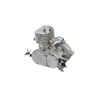 80cc Silver Engine For 80cc Bicycle Motorcycle 2 Stroke Gasoline Engine Kit
