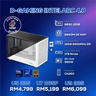 # DOTATECH D-GAMING INTELARC 4.8 - CUSTOM PC GAMING PACKAGE # CPU Option(s) + Intel Arc B580 12GB