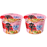 農心韓國版 玫瑰即食辛辣麵 碗裝108G X 2 (平行進口)