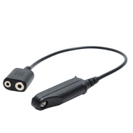 BF UV9R Plus A58 Audio Adapter Converter Cable K Type 2 Pin Earpiece Earphone Mic Walkie Talkie 2 wa