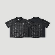 [QUEST] Ready Stock QUEST Stripe Mesh Jersey Mesh Jersey Short Sleeve Jersey Black