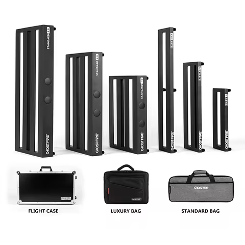 Ghost Fire Different Sizes Pedalboard Alloy Effect Holder Guitar Effect Pedal Board for Guitar Effec