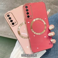 3D Printed 3D Printed 3D Printed Phone Case for Huawei Y7a Case Electroplated Silicone TPU Phone Cas