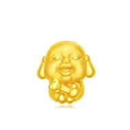 CHOW TAI FOOK 999 Pure Gold Pendant - Q版笑佛祖 (如意) R21527