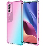 Shock Gradient Case Xiaomi Poco M3 Pro 5G - RedMi Note 10 5G - Rainbow