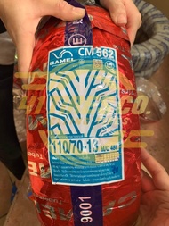 (ยางใหม่ค้างปี2022) ลด50% ยางนอกCamel CM562 110/70-13 TL ไม่ต้องใช้ยางใน