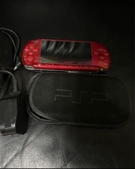 新力 Sony PSP 3000 Playstation Portable Red 紅色主機 冇改機 連 4GB Sandisk memory card 唔包電池