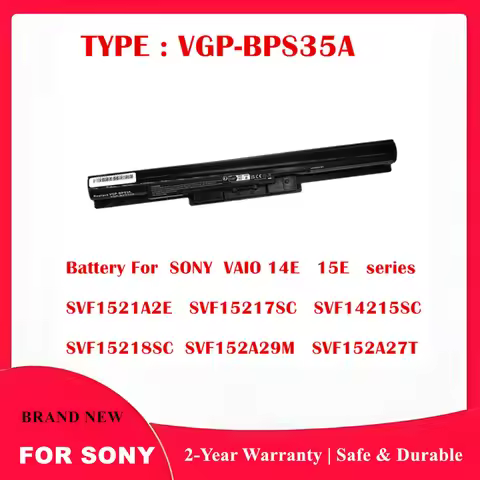 VGP-BPS35A VGP BPS35A Battery For SONY VAIO 14E 15E SVF1521A2E SVF15217SC SVF14215SC SVF15218SC SVF1