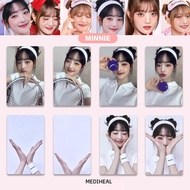 Minnie Endorsement Card Mediwell Merchandise Photocard Santa Minnie MEDIHEAL GIDLE Photocard