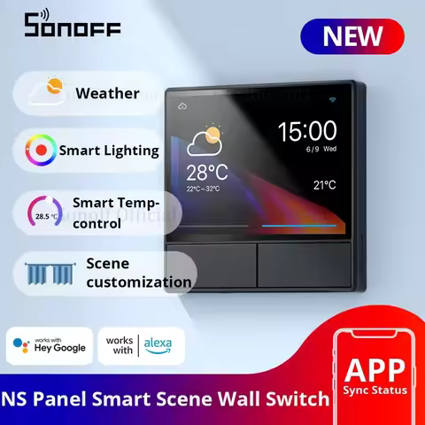 SONOFF NSPanel Smart Scene Wall Switch EU/ US Wifi Smart Thermostat Display Switch All-in-One Contro