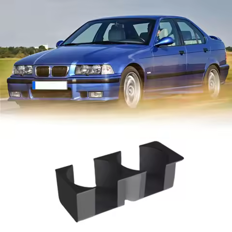 1PCS 3D Printed Car Cup Holder Double Cup Holder For BMW E36 Center Console Black Car Storage Box St