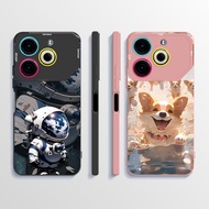 For Tecno Pova 6 Neo Case Fashion Astronaut Pattern Silicone Soft Casing For Tecno Pova6 Neo Pova6Ne