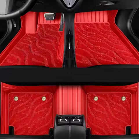 double layer Custom Car Floor Mats For BMW 3er E46 1997-2004 Years 318-330 Auto Carpets leather floo