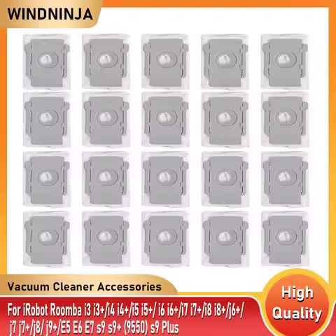 For iRobot Roomba i7 i7+ j7 j7+ E5 E6 E7 S9 S9+ i3 i3+ i4 i4+ i6 i6+ i8 i8+ Dust Bag Accessories Rob