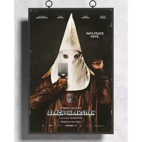 H355 Silk Poster Home Office Deco BlacKkKlansman 2018 Movie Spike Lee Adam Driver Wall Art Christmas