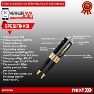 Sedia Kamera BPR6 Pulpen Spy Cam Camera Bolpoint Full HD 720P Spycam Pengintai Pengawas Mini Tersemb
