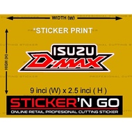 STICKER CUTTING CUSTOM THAILAND DMAX ISUZU DESIGN