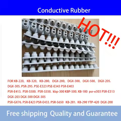 5PCS/Lot Conductive Rubber D-Pad for Yamaha PSR-S500 s500/s550/gx76/e423/e433/s650 PSR-E413 Contact 