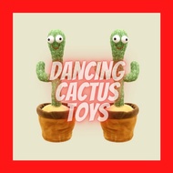 Viral Dancing Singing Cactus Plush Toy Dancing and Singing Cactus Toy [Free Battery]