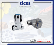 [TKM] 100% Original DKI Chrome Knob Handle Stop Cock / Stop Valve - Exposed Type (DKI131SC26) (15mm 