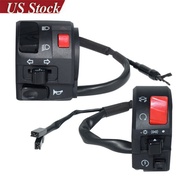 7/8" Motorcycle Handlebar Horn Button Turn Signal Fog Light Controller Switch