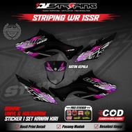 WR 155 STRIPING STICKER WITH ARAI MOTIF | Yamaha WR 155 Holoram Striping | WR 155 Variation Sticker