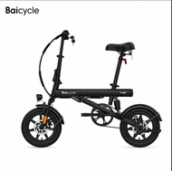 BAICYCLE Baicycle S3 Pro Foldable Electric Bike (Black) [50KM Travel Range | 25km/h Max Speed]