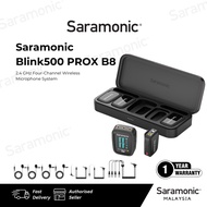 Saramonic Blink 500 ProX B8 4-Person Wireless Clip-On Mic System with On-Board Recording, N/C and La