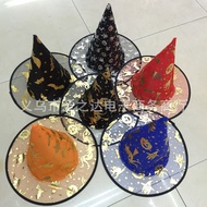 Halloween Witch Hat Easter Hat Witch Hat Gilding Hat Witch Double Pointed Layer Black Gauze Hat Poin
