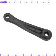 WATTLE Bike Left Crank Arm, Left Arm Aluminum Alloy Bike Crank Arm, Durable 152mm Hole Distance Blac