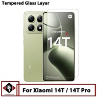 LAYAR Xiaomi 14T Tempered Glass Screen 14T Pro Anti-Scratch Screen Protector/