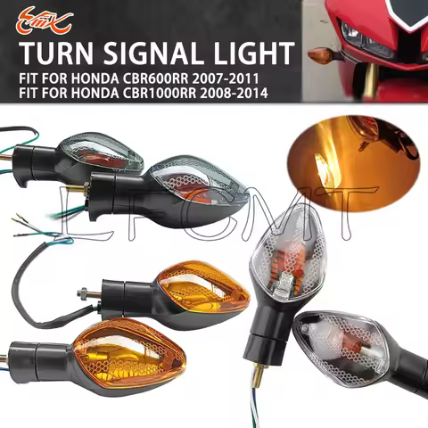 Motorcycle Turn Signal Indicator Lights Blinker Lamp Fit for HONDA CBR600RR CBR1000RR CBR125R CB1000