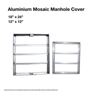 ALUMINIUM MANHOLE COVER 12"X12" & 18"X24“